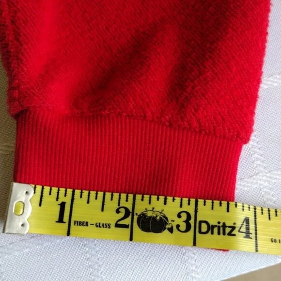 Xhilaration Red With Glittery White "Treat Yourself" Sweatshirt Size XL! - Picture 14 of 15